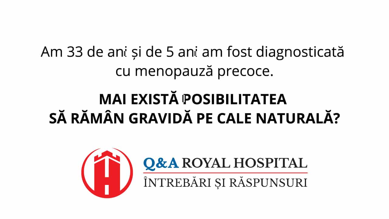 Sarcina în menopauza precoce
